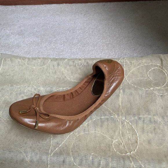 MICHAEL KORS Women City Leather Ballet Flats - NEW NWOB - Picture 4 of 8